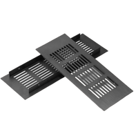 Grilles d'aération rectangulaires personnalisées en aluminium pour armoire, mailles respirantes, trous de ventilation pour utilisation en extérieur, sous-sol, entrepôt