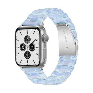 Correa de Reloj Transparente Colorida para Apple <span class=keywords><strong>Watch</strong></span> 45mm 38mm <span class=keywords><strong>SE</strong></span> 44mm Samsung <span class=keywords><strong>Huawei</strong></span> 20mm 22mm, Correa Universal para Reloj - Product Image 5