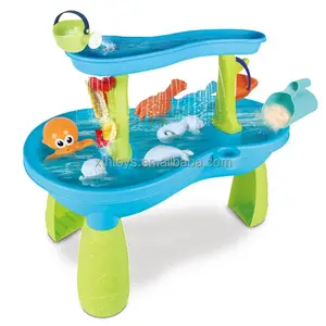 Trend öğeleri 2023 çift katmanlı aktivite duyusal oyun masa plaj yaz açık oyuncaklar Toddlers 1-3 su masa yeni yürümeye başlayan çocuklar için