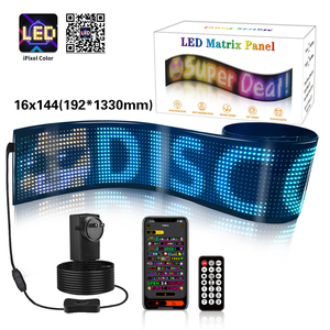 แผงเมทริกซ์ LED 16x144 192x1330 มม. จอแสดงผลแบบยืดหยุ่น RGB พร้อมการควบคุมผ่านแอปสำหรับการโฆษณาในร่ม - Product Image 6