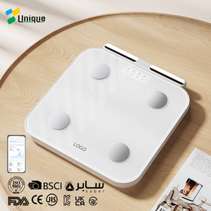 Báscula de grasa corporal única Pantalla LED de alta definición Báscula de peso de baño digital Análisis 8 electrodos Báscula de grasa corporal portátil - Product Image 1