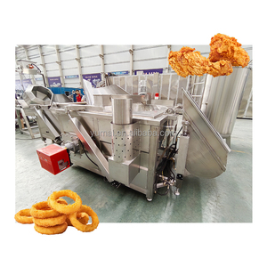 Công nghiệp hoàn toàn tự động đậu xanh đậu phộng Nồi chiên máy móc fava đậu Nut chiên dây chuyền sản xuất để bán - Product Image 5