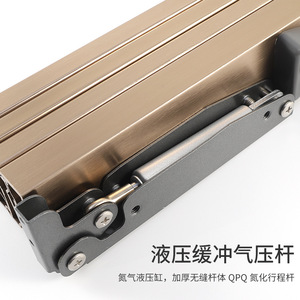 Flat <b>Slide</b> Down Concealed Guide Rail Aluminum Alloy Full Extension For Kitchen Study Cabinet <b>Drawer</b> <b>Slides</b> - Product Image 4