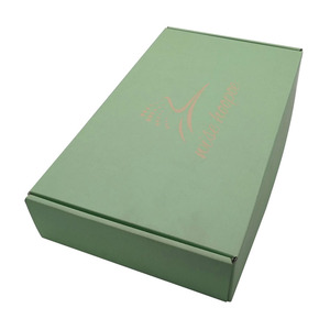 Nuevo diseño ecológico plegable envío Mailer caja de cartón corrugado con - Product Image 3