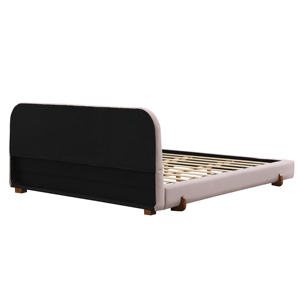 Ensembles de meubles de chambre à coucher italiens modernes et luxueux, lits rembourrés en cuir et en bois - Product Image 4