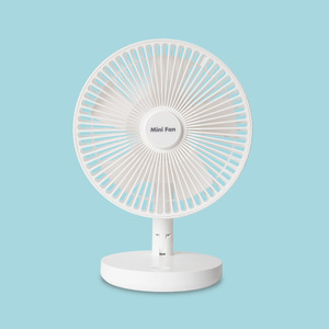 Ventilador USB Plegable de Gran Potencia con Motor sin Escobillas, Batería de 2000mAh-4000mAh, Silencioso, 5 Aspas, Diseño Exclusivo, para Escritorio/Mesa/Uso en Exteriores - Product Image 6
