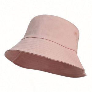 Chapeau Bob Unisexe Couleur Unie Décontracté 100% Coton Protection Solaire Extérieure Ski Pêche Marque Personnalisée Vente en Gros - Product Image 3