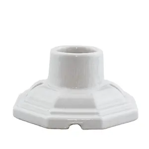 Suporte de lâmpada e27 vintage, suporte creamic para lâmpada em ambientes internos, 110-220v e27