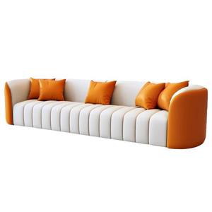 Canapé en velours <span class=keywords><strong>orange</strong></span> de qualité fiable canapé français velours double ton <span class=keywords><strong>tissu</strong></span> de canapé en velours antique - Product Image 5