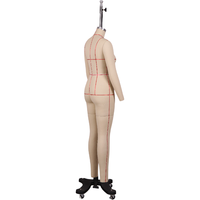 Mannequin féminin sexy avec jambes doubles détachables, construction fluide naturelle, toile extérieure en coton et lin, base en fibre de verre