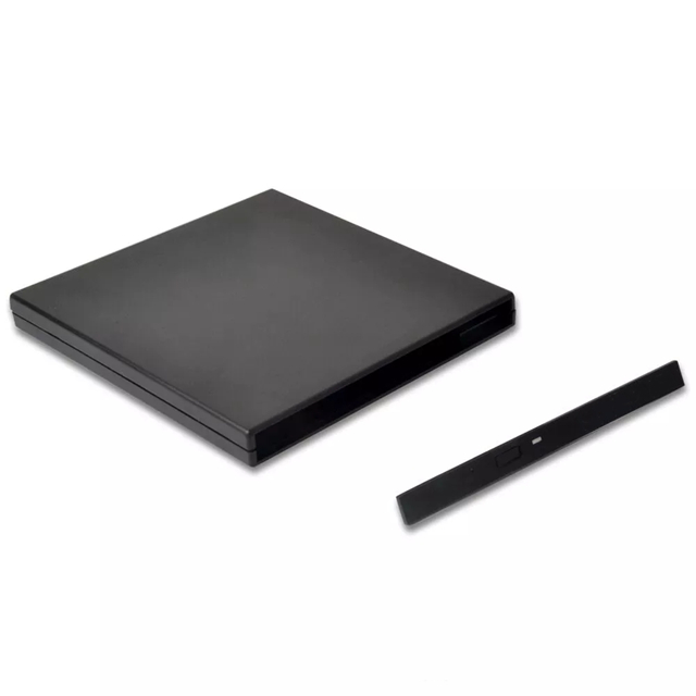 Slim Portable 12.5mm External DVD Drive Enclosure CD DVDRW Player for