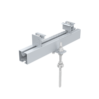 Kits de rails durables pour panneaux solaires, montage PV avec raccord de rail pour montage solaire et supports