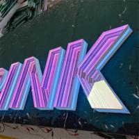 Nouvelle conception 2024, décoration murale pour bar, fête, hôtel, miroir infini, enseigne au néon, boîtes lumineuses publicitaires, lettres au néon LED miroir infini