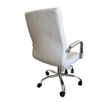 Chaise de bureau traditionnelle pivotante à 360°, ergonomique, confortable, en cuir PU de haute qualité, prix abordable, pour cadres