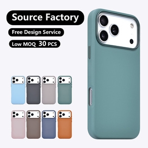 <strong>Low</strong> <strong>Price</strong> Shockproof <strong>Mobile</strong> Accessories Magnetic Phone Cover with Plastic Frame for iPhone 14 15 16 17 Pro Air - Product Image 1
