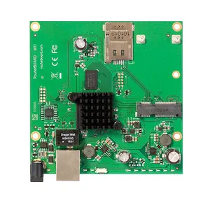 MikroTik RBM11Gギガビットルーティングマザーボードは3G/4G/wifiモジュールを追加でき、SIMカードを挿入できます