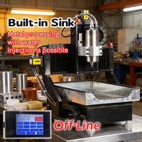 Machine de gravure CNC JS-3040 1500W en fonte, graveur de bureau hors ligne pour lettrage en relief, découpe, perçage et production en série