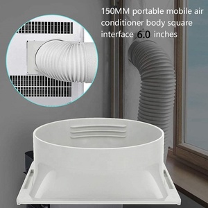 Connecteur de tuyau d'échappement d'air carré de 5.9 pouces, accessoire de climatisation, <span class=keywords><strong>adaptateur</strong></span> de fenêtre de climatiseur Portable - Product Image 5