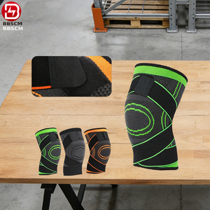Genouillère de sport à <span class=keywords><strong>compression</strong></span> pour la course à pied, le cyclisme, le basketball, support antidérapant pour le genou, genouillère de fitness en nylon - Product Image 1