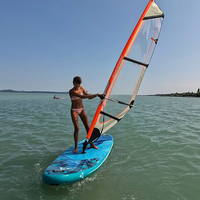 Planche de windsurf gonflable SUP de conception récente 2023, certifiée CE, épaisseur de 4 à 6 pouces, pour utilisation en mer