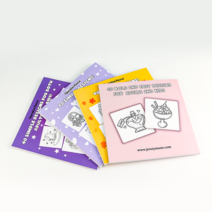 Alta calidad OEM fábrica personalizada niños libro para colorear impresión inglés libro de cuentos cubierta dura papel offset cartón Kraft al por mayor - Product Image 4