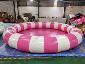 Piscina inflable redonda extra grande sobre el suelo para adultos y familias Piscina para niños - Product Image 5