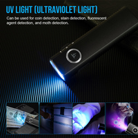 Lampe torche EDC TrustFire MINIX3-SE puissante 1200Lm, multifonction, base magnétique, lumière UV 365nm, laser rouge, lampe torche LED pour réparation automobile