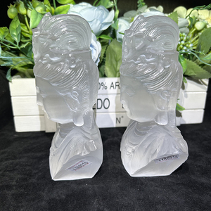 Kindfull Trắng selenite guanyin pha lê chữa bệnh đá chạm khắc selenite <span class=keywords><strong>Budda</strong></span> tượng cho Thiền Định - Product Image 4