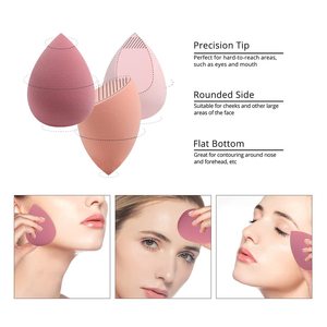 Juego de Esponjas de Maquillaje con Estuche y Soporte, Esponjas Multicolores para Maquillaje Líquido, en Crema y en Polvo - Product Image 5