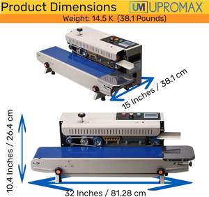 ماكينة Zequan عالية السرعة من النوع المكتبي للإغلاق الحراري، آلة ختم العبوات الأوتوماتيكية بالنبضات، آلة ختم الأكياس البلاستيكية الإلكترونية - Product Image 3