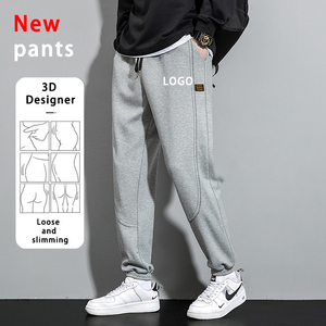 Pantalon de Sport Décontracté en Pur Coton Nouveau Modèle Homme, Grossiste OEM, Pantalon <span class=keywords><strong>Jogging</strong></span> Épais Surdimensionné avec Conception de Logo Personnalisé - Product Image 6