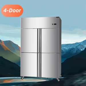 ตู้แช่แข็งแบบตั้งอิสระ BINGEEDIY 1000 ลิตร 220 โวลต์ สำหรับธุรกิจ ช่วยให้อาหารแช่แข็งเย็นเร็ว - Product Image 4