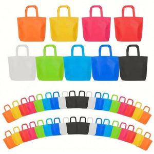 Bolsa de compras no tejida promocional ecológica con patrón de letras - Product Image 6