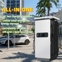 Borne Recharge Rapide DC EV Solaire 60/80/120/160/180kW OCPP CSMS Anti-tempête Sable Antivol Prépayé
