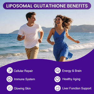 Bán Hot Vegan không biến đổi gen Glutathione uống với pqq và <span class=keywords><strong>CoQ10</strong></span> liposomal giao hàng chế độ ăn uống bổ sung Glutathione uống - Product Image 5