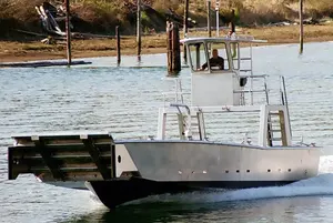 Embarcación Allsealion de 36 Pies de Alta Calidad con Longitud Personalizada, Lancha de Desembarco de Aluminio para Transporte Marítimo - Product Image 2