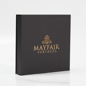Recyclable High-end Handmade Paper <b>Black</b> Magnetic Packaging <b>Boxes</b> Custom Logo Wholesale <b>Gift</b> <b>Boxes</b> with Magnetic - Product Image 4