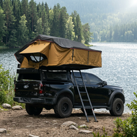 Tente de toit souple pliable de haute qualité, imperméable et de premier ordre, pour SUV 4x4, camping en plein air