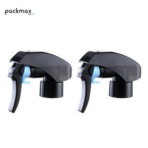 Pulvérisateur à gâchette anti-déversement de haute qualité en plastique écologique 24/410 28/410 noir transparent à brume fine pour cosmétiques avec sérigraphie - Product Image 5