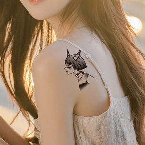 Adesivi per tatuaggio con 2023 nuovi cartoni animati adesivi per il corpo temporaneo di bellezza impermeabili per uomini e donne - Product Image 1