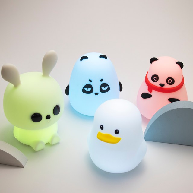 Home Food Grade Silicone Rubber Led Night Light/ Night Lamp