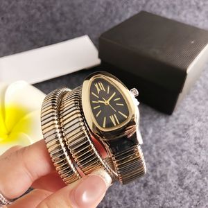 Nuovi <span class=keywords><strong>Orologi</strong></span> di Lusso con Cinturino Regolabile in Acciaio Inossidabile, <span class=keywords><strong>Marche</strong></span> Famose, <span class=keywords><strong>Orologi</strong></span> al Quarzo con Motivo a Serpente per <span class=keywords><strong>Donne</strong></span> - Product Image 1