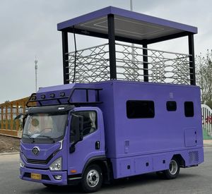 Casa Móvil RV con Techo Elevable, Muebles, Refrigerador, Aire Acondicionado, Batería, Inodoro, Ducha, Cocina, Bar, Diésel 156hp, Neumático de Acero - Product Image 2
