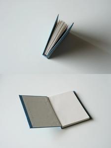 Vente en gros Carnet de notes A5 bleu à couverture rigide écologique minimal pour cadeau ou usage quotidien - Product Image 3