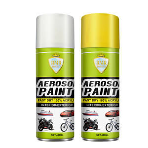 Boîtes de <span class=keywords><strong>peinture</strong></span> en aérosol de logo personnalisé en vrac de couleur mélangée pour mur de vélo de voiture - Product Image 1