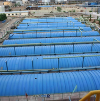 Couverture de réservoir d'égout en fibre de verre FRP légère et haute résistance certifiée ISO9001 de la marque RUNLIN, pour fossés de drainage, découpe et pliage fluides