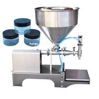 Machine de remplissage de pâte à piston de 1 à 5 litres, prix d'usine, 4 buses, remplisseuse semi-automatique pour huile alimentaire, gel, crème cosmétique en stock