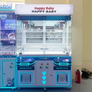 Máquina de garras comercial grande Breako Happy Baby, máquina expendedora de snacks operada con monedas, caja sorpresa de celebridades de internet, regalo totalmente transparente - Product Image 2