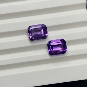 HQ GEMS Natural Octágono corte amarillo y púrpura citrino piedras preciosas corte <span class=keywords><strong>esmeralda</strong></span> <span class=keywords><strong>original</strong></span> citrino <span class=keywords><strong>piedra</strong></span> precios - Product Image 5