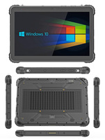 Tablet PC Robusta de 12.6'' con CPU I5-10210Y, Sistema Operativo Windows, 16GB+128GB, Puerto RJ45/RS232, Wifi6, Pantalla de 550cd/m2, Soporte para Vehículo, PC Industrial